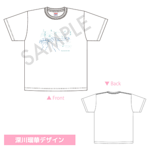【HiBiKi StYle＋3周年記念グッズ】キャストデザインTシャツ（深川瑠華）