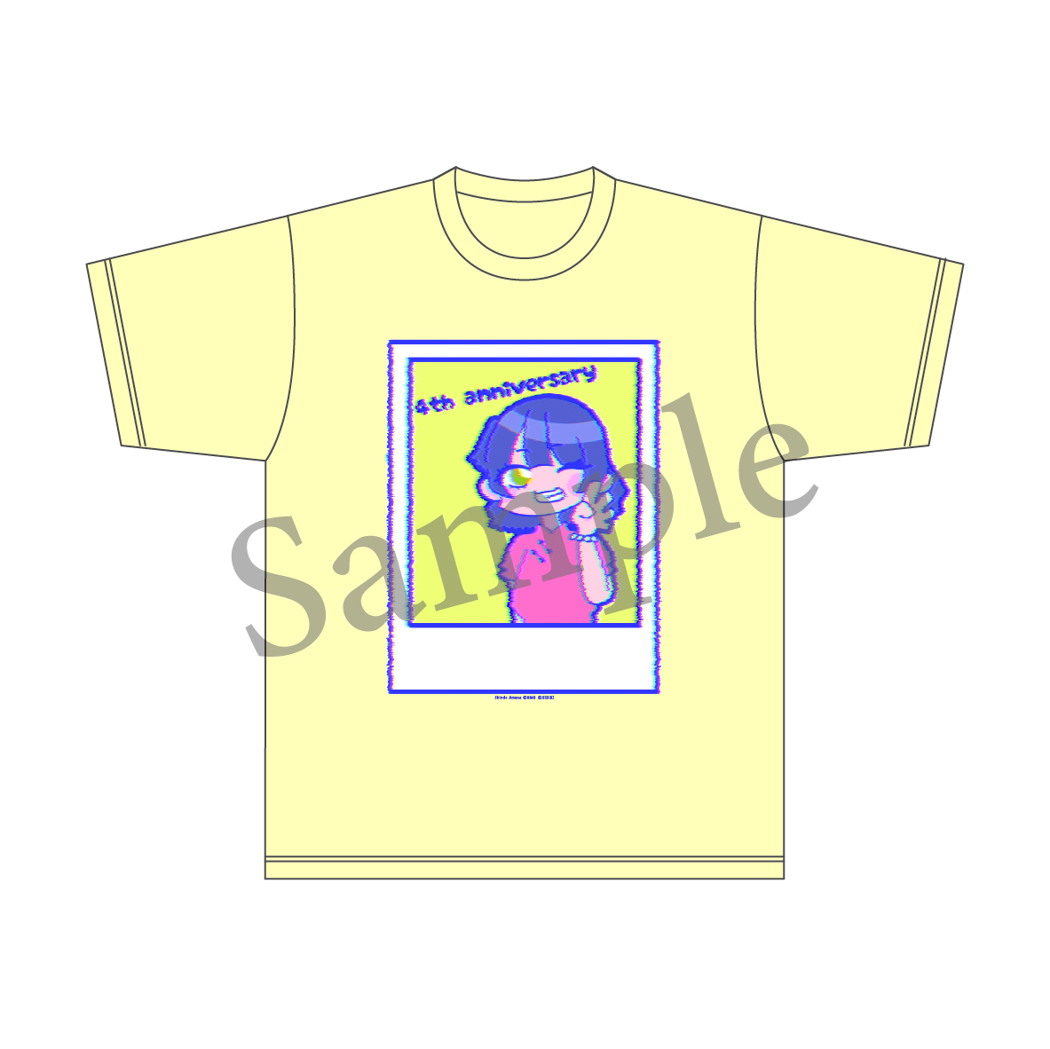 【HiBiKi StYle+4周年記念グッズ】キャストデザインTシャツ(進藤あまね)
