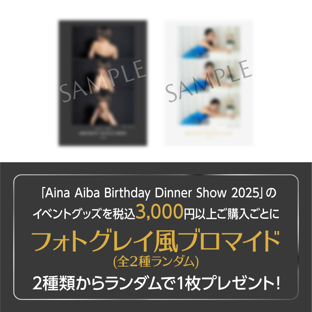 【Aina Aiba Birthday Dinner Show 2025】ブロマイド通常10種セット(※シークレット無し)