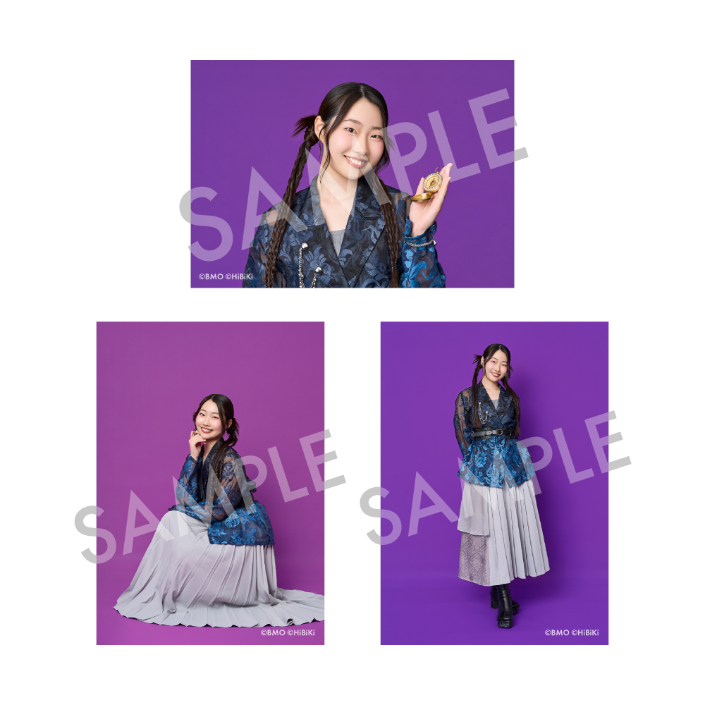 【HiBiKi StYle＋ 5周年記念グッズ】ブロマイド3枚セット　汐見梨沙