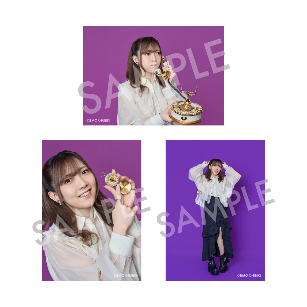 【HiBiKi StYle＋ 5周年記念グッズ】ブロマイド3枚セット　西尾夕香