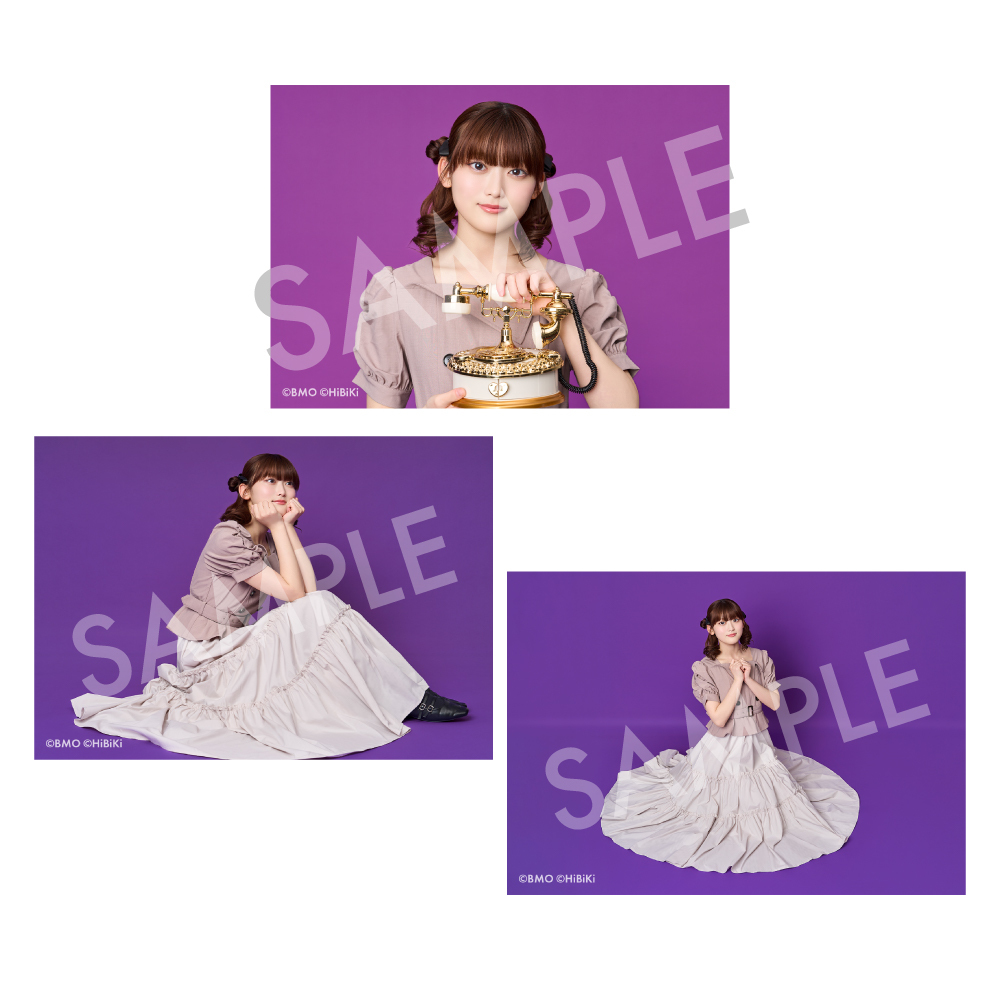 【HiBiKi StYle+ 5周年記念グッズ】ブロマイド3枚セット 深川瑠華