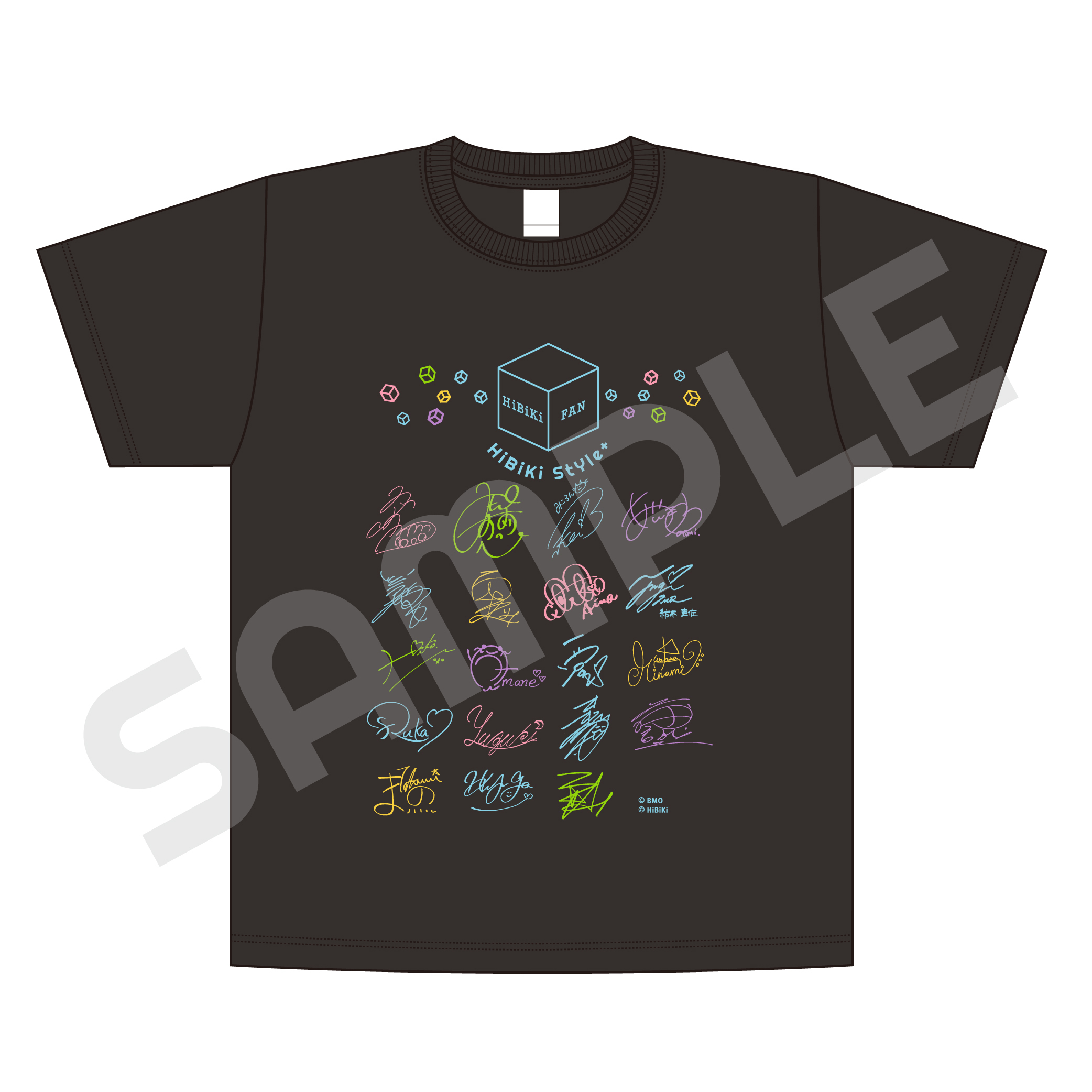 複製サイン入りTシャツ【HiBiKi StYle+ ver.】