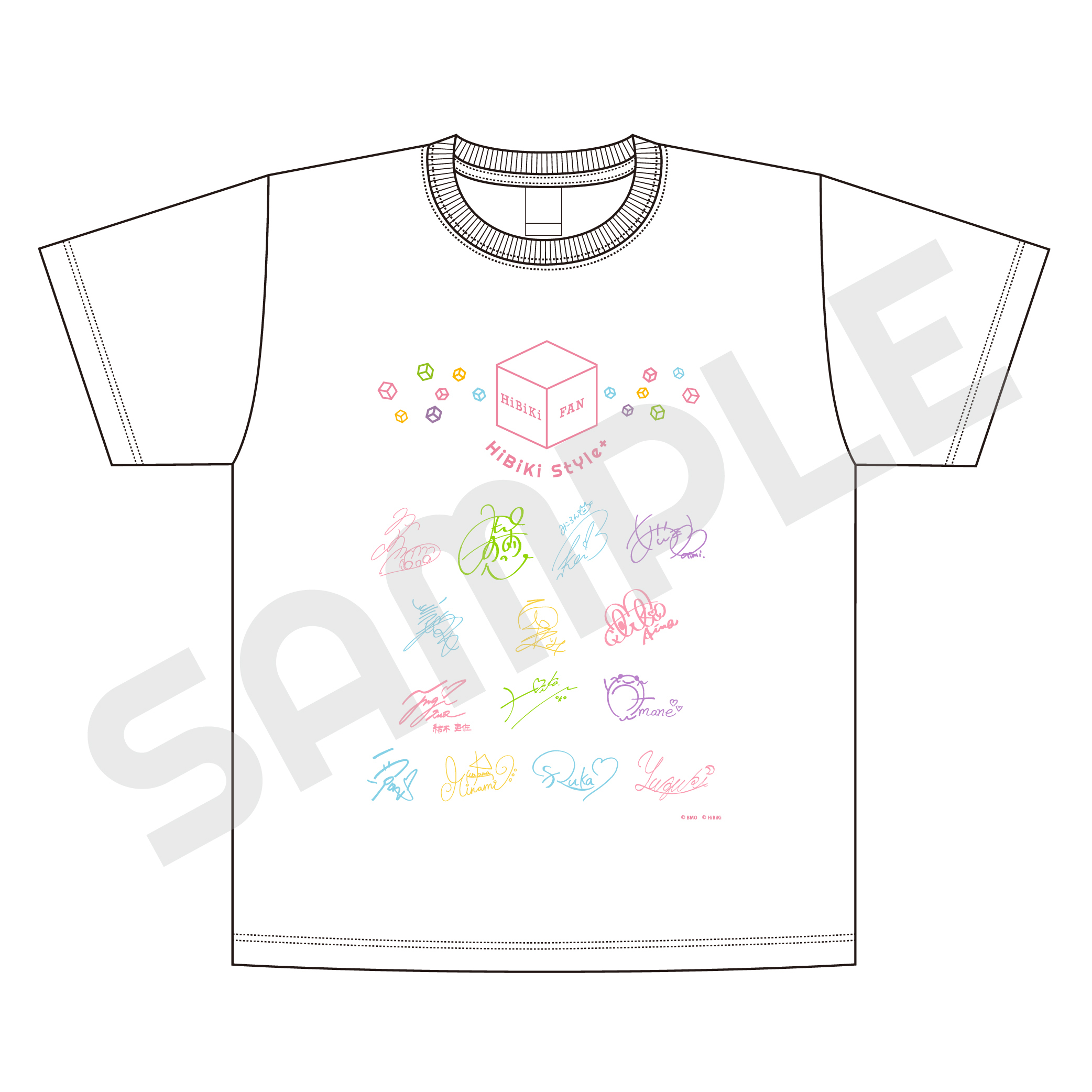 複製サイン入りTシャツ【響ver.】