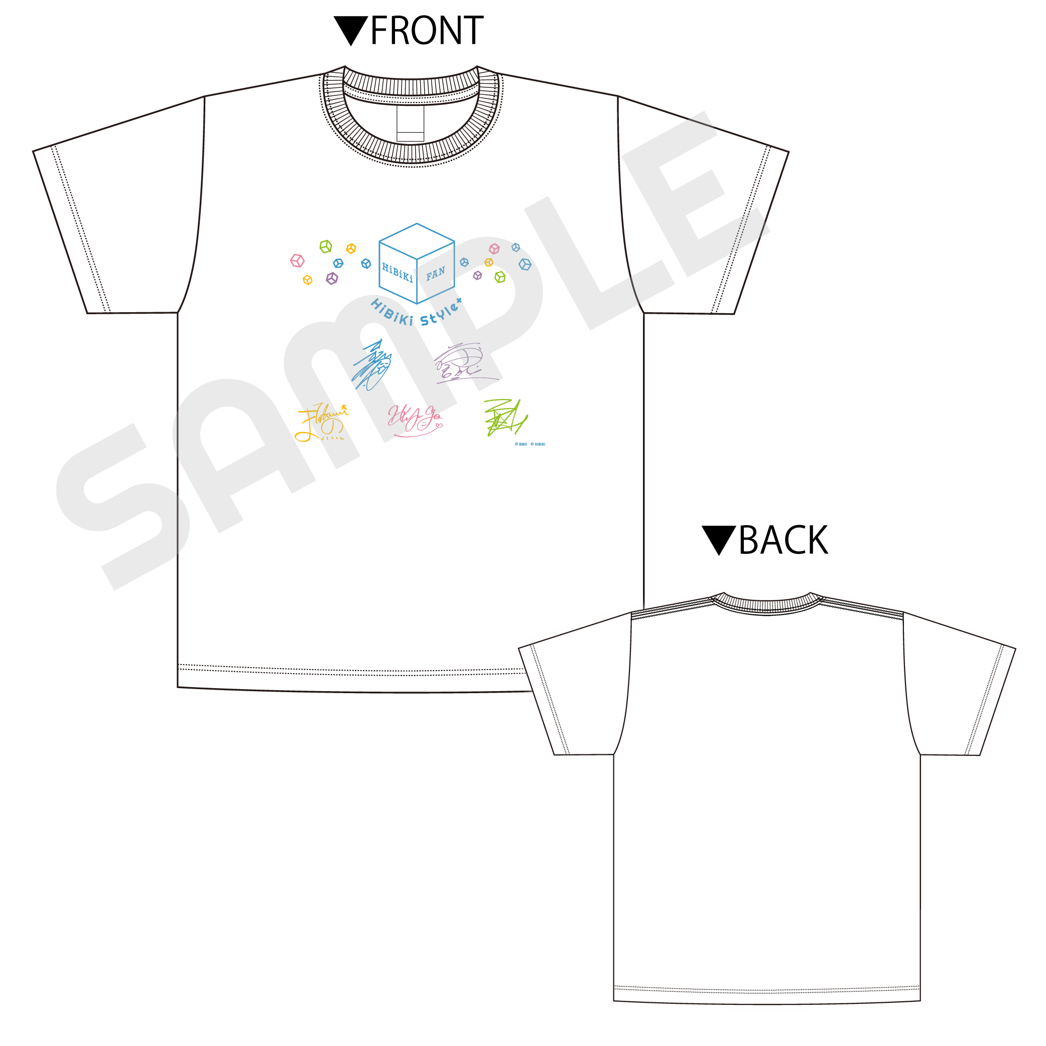 複製サイン入りTシャツ【HiBiKi ver.】