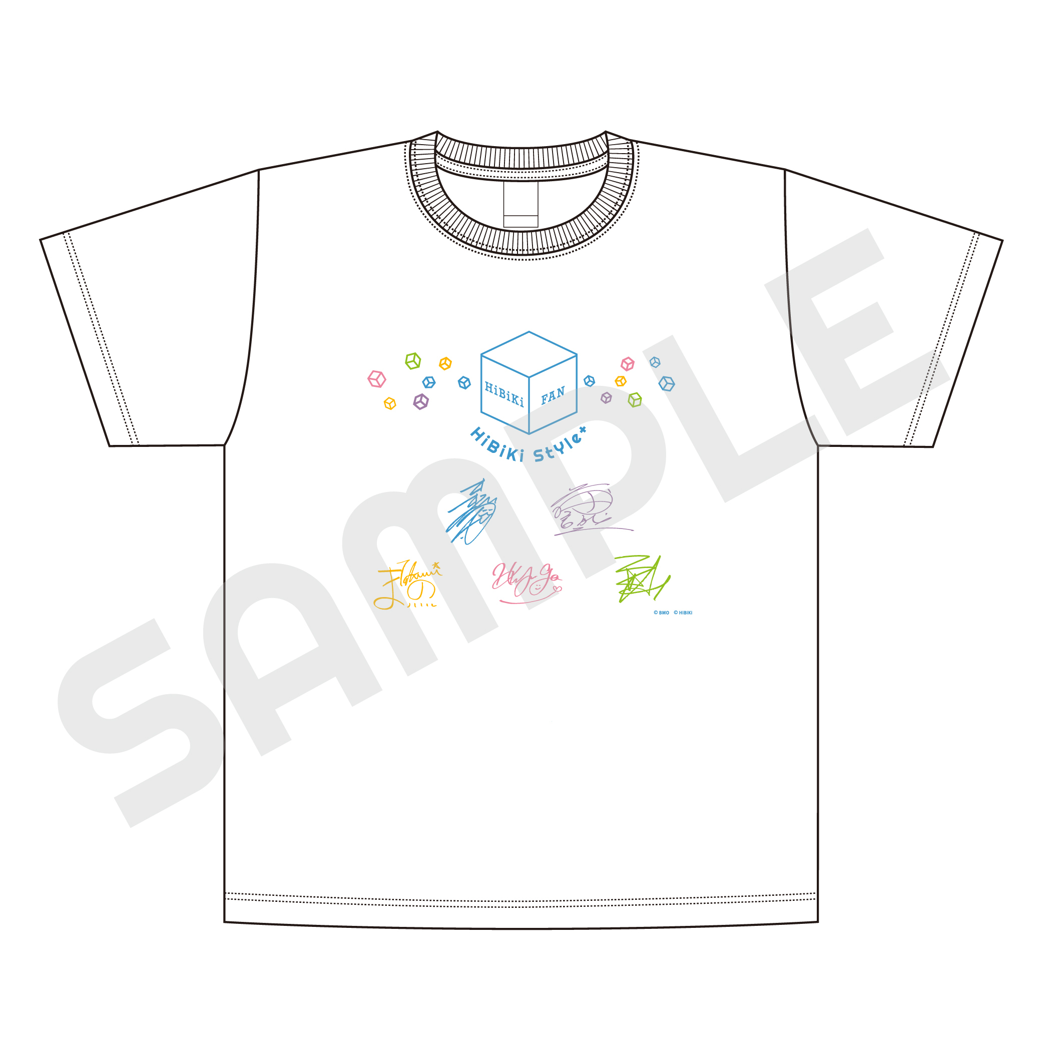 複製サイン入りTシャツ【HiBiKi ver.】